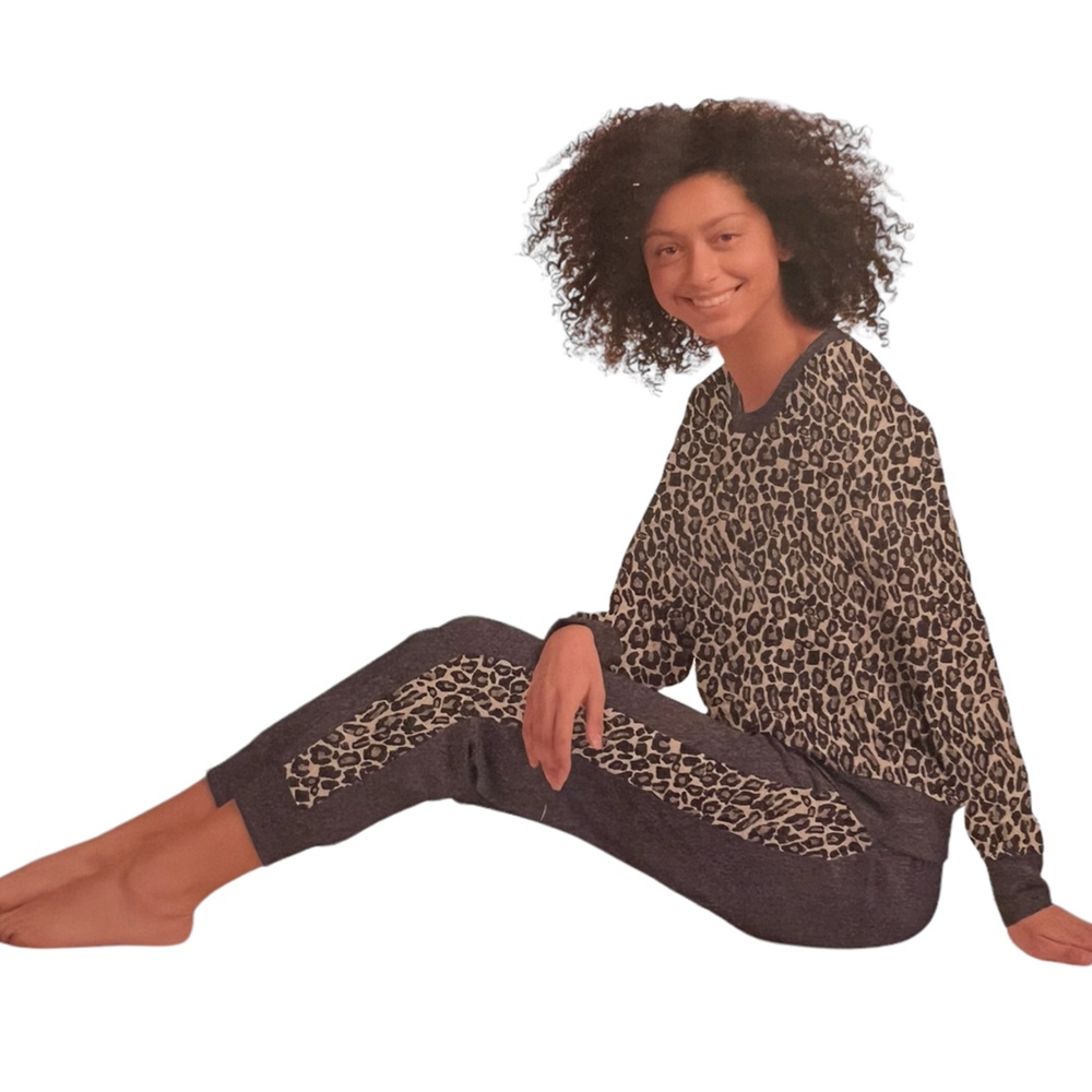 Splendid 2-Piece Animal Print Pajama Set Sz 3X NWT
